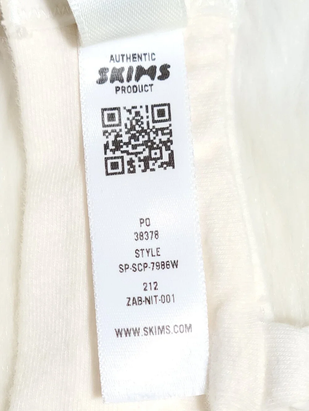 SKIMS Maternity Cotton Jersey Nursing Scoop Bralette White Marble Small NEW